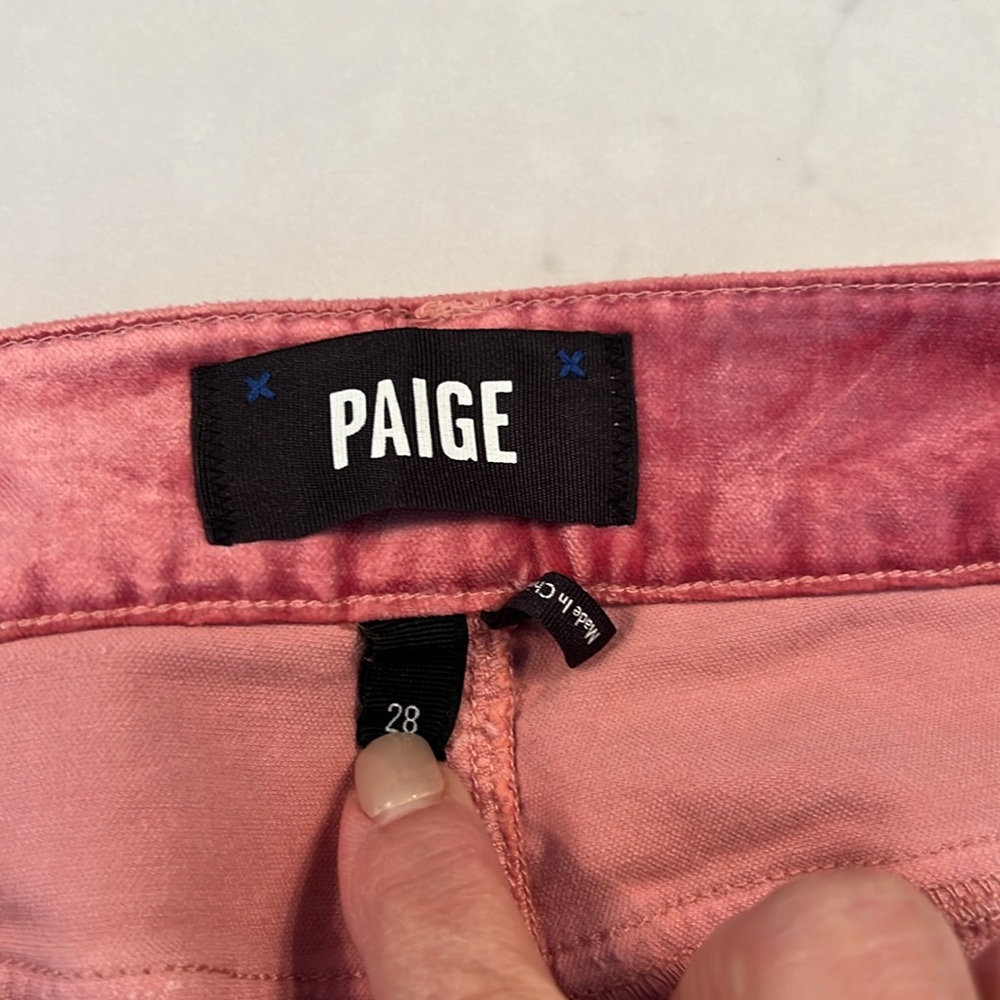 PAIGE Women's velvet Jeans - Picture 4 of 7